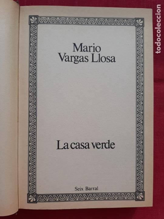 Libros de segunda mano: La casa verde - Vargas Llosa. Mario - Foto 3