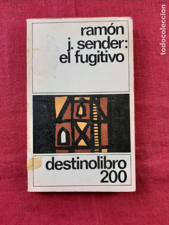 Libros de segunda mano: El fugitivo - Sender, Ram&oacute;n J. - Foto 1