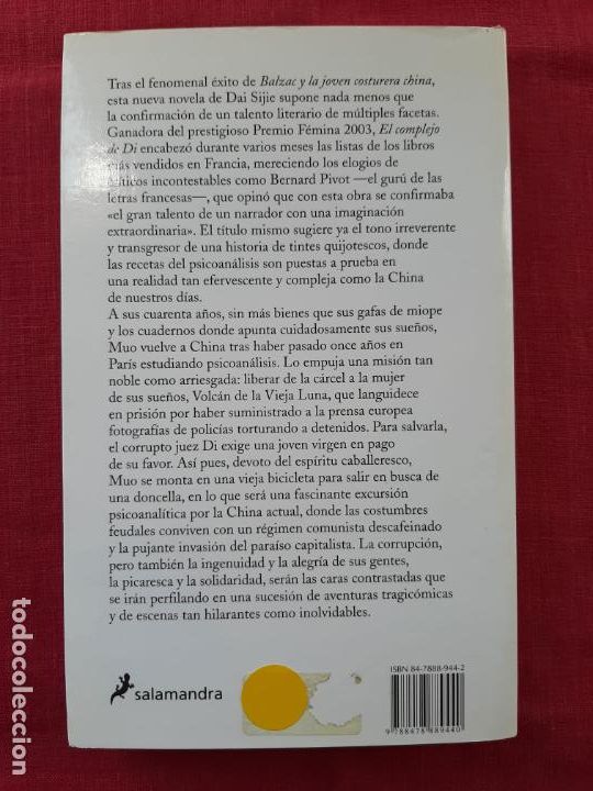 Libros de segunda mano: El complejo de Di - Sijie, Dai - Foto 2