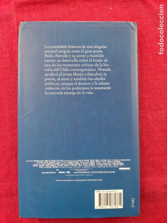 Libros de segunda mano: El cartero de Neruda - Sk&aacute;rmeta, Antonio - Foto 2