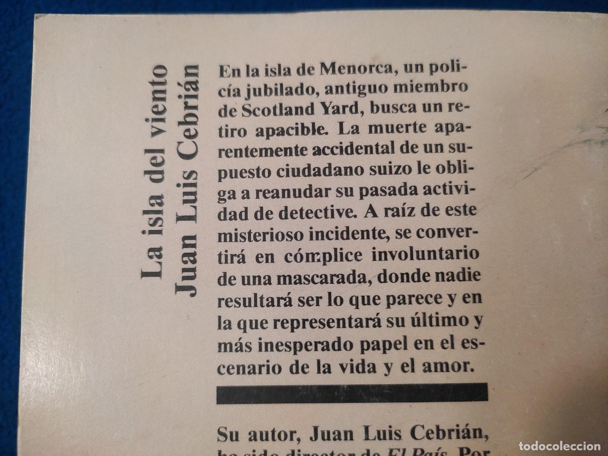 Libros de segunda mano: La Isla del Viento Juan Luis Cebri&aacute;n Editorial Juventud 1992 - Foto 4