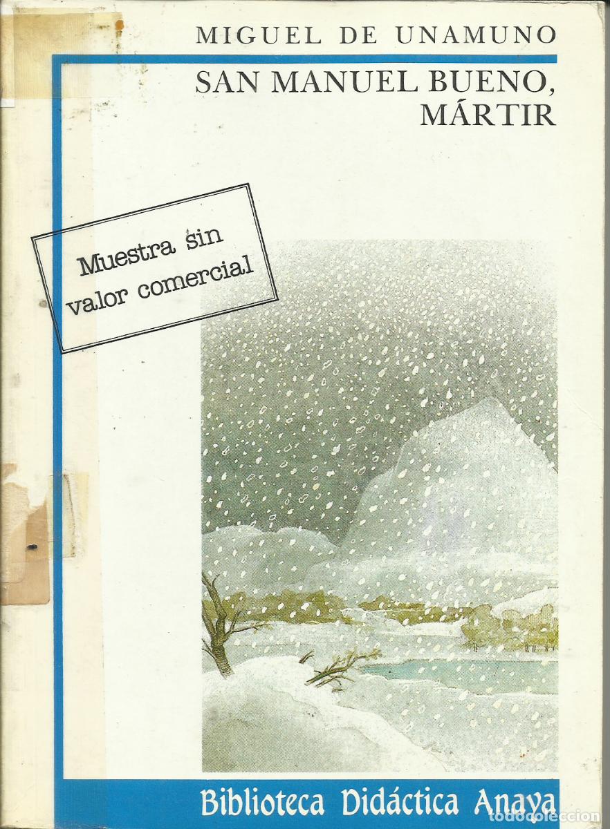 Libros de segunda mano: San Manuel bueno, m&aacute;rtir / Miguel de Unamuno. - Foto 1