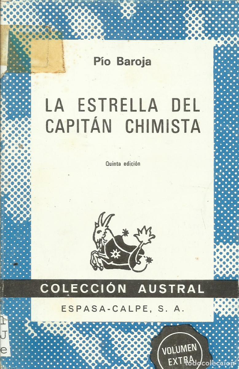 Libros de segunda mano: La estrella del capit&aacute;n chimista / P&iacute;o Baroja. - Foto 1
