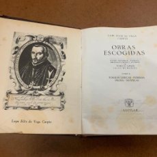 Libros de segunda mano: AGUILAR, OBRAS ESCOGIDAS, LOPE FELIX DE VEGA CARPIO. AÑO 1964, 1595PGS + INDICE
