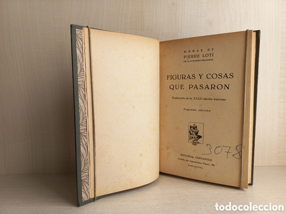 Libros de segunda mano: Figuras y cosas que pasaron. Pierre Loti. Editorial Cervantes. - Foto 5
