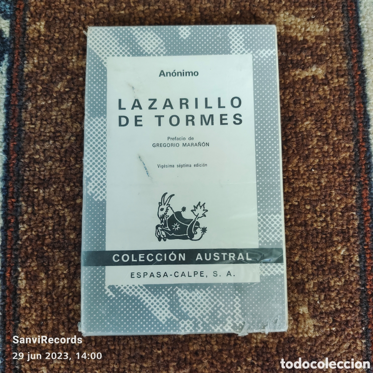 Libros de segunda mano: LAZARILLO DE TORMES (ANONIMO) (COLECCI&Oacute;N AUSTRAL, ESPASA-CALPE) - Foto 1
