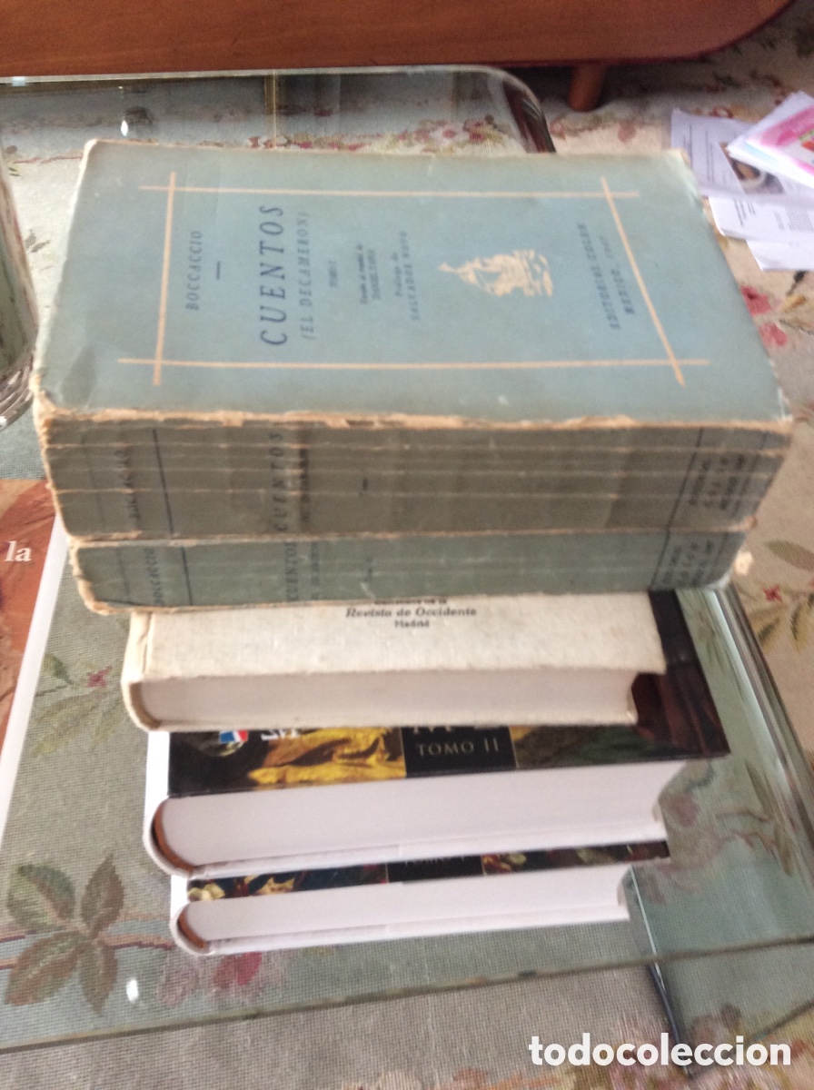Libros de segunda mano: CUENTOS (EL DECAMERON). BOCCACCIO. 2 vols. Mexico 1947. - Foto 2