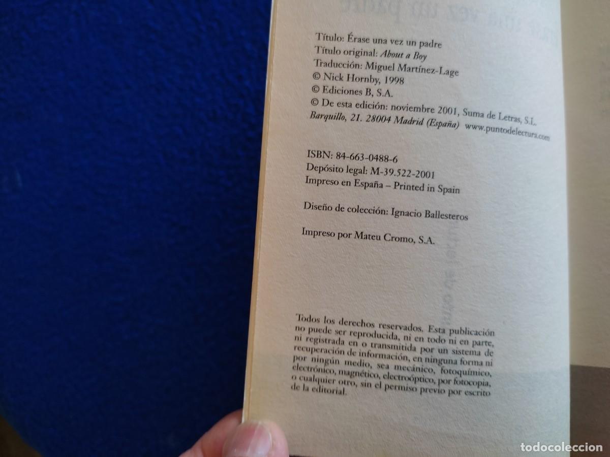 Libros de segunda mano: &Eacute;rase una Vez un Padre Nick Hornby Ediciones B,S.A. - Foto 8