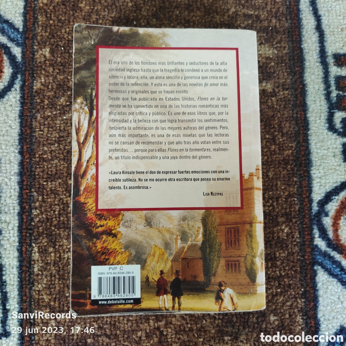 Libros de segunda mano: FLORES EN LA TORMENTA (LAURA KINSALE) (DEBOLSILLO) - Foto 2