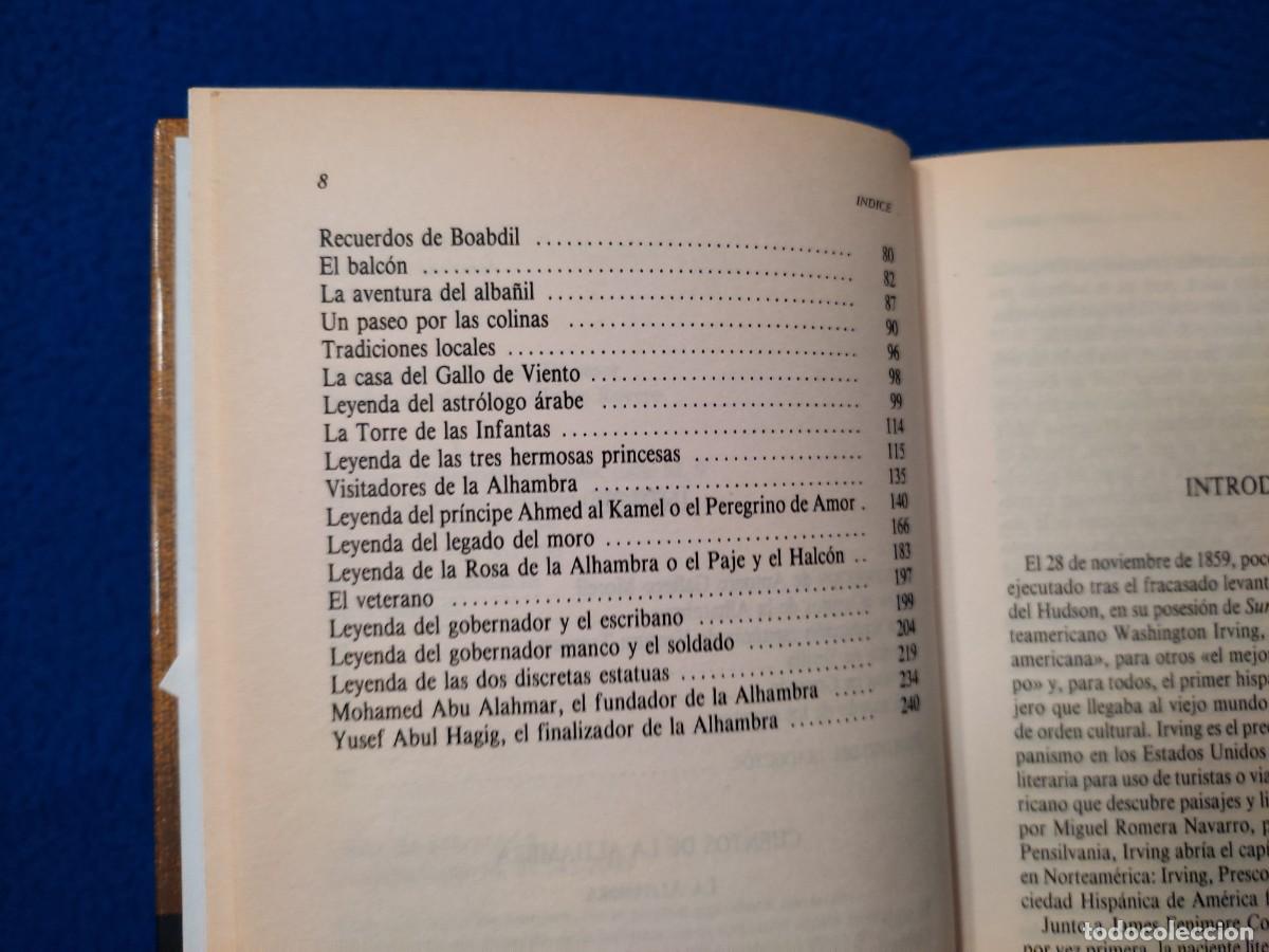 Libros de segunda mano: Cuentos de la Alhambra Washington Irving. Espasa Calpe 2003 - Foto 6