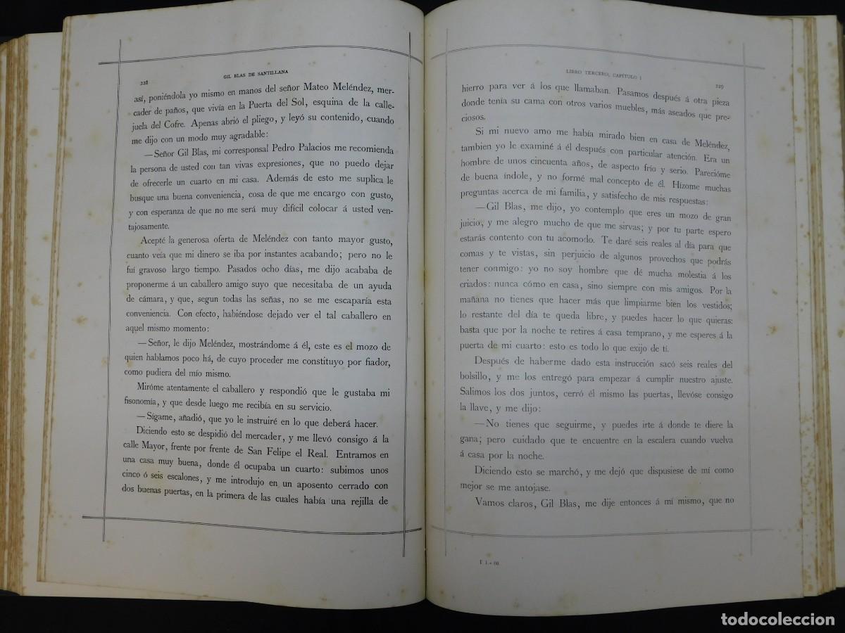 Libros de segunda mano: HISTORIA DE GIL BLAS DE SANTILLANA - Foto 5