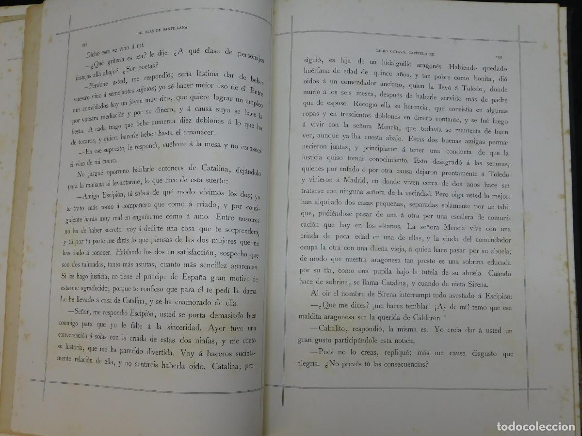 Libros de segunda mano: HISTORIA DE GIL BLAS DE SANTILLANA - Foto 12