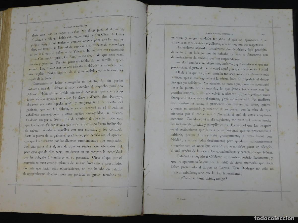 Libros de segunda mano: HISTORIA DE GIL BLAS DE SANTILLANA - Foto 13