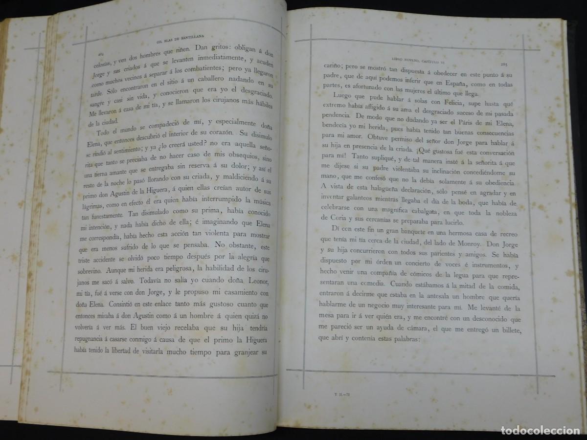 Libros de segunda mano: HISTORIA DE GIL BLAS DE SANTILLANA - Foto 14