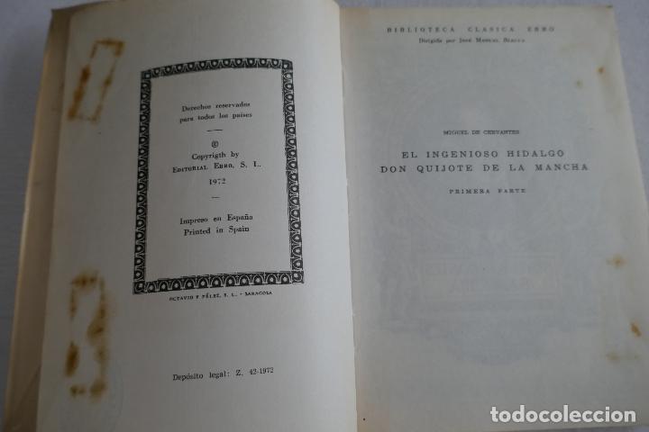 Libros de segunda mano: DON QUIJOTE DE LA MANCHA / CERVANTES / CLASICOS EBRO - Foto 6
