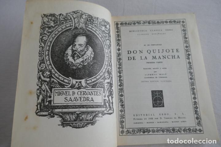 Libros de segunda mano: DON QUIJOTE DE LA MANCHA / CERVANTES / CLASICOS EBRO - Foto 8
