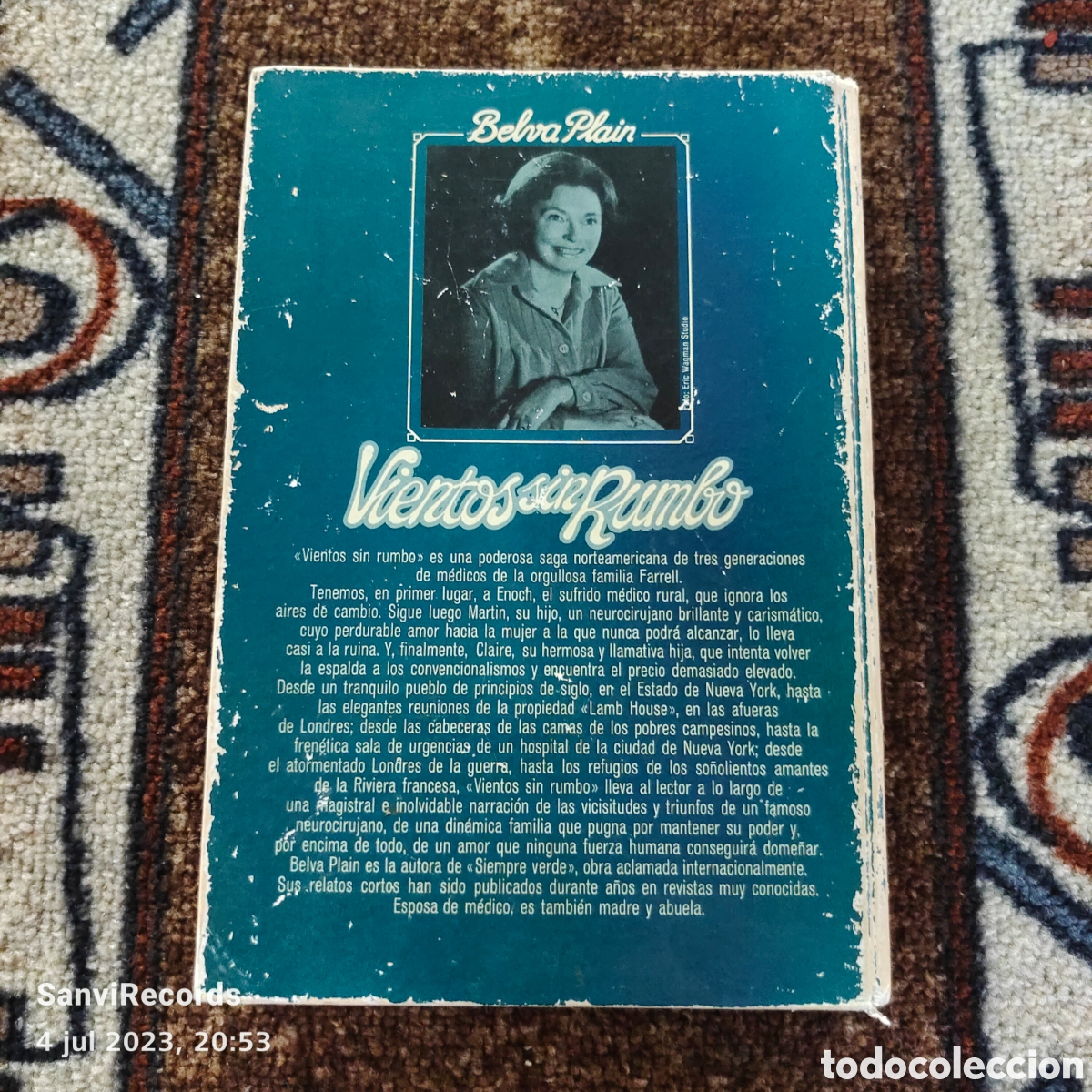 Libros de segunda mano: VIENTOS SIN RUMBO (BELVA PLAIN) (PLAZA & JANES) - Foto 2