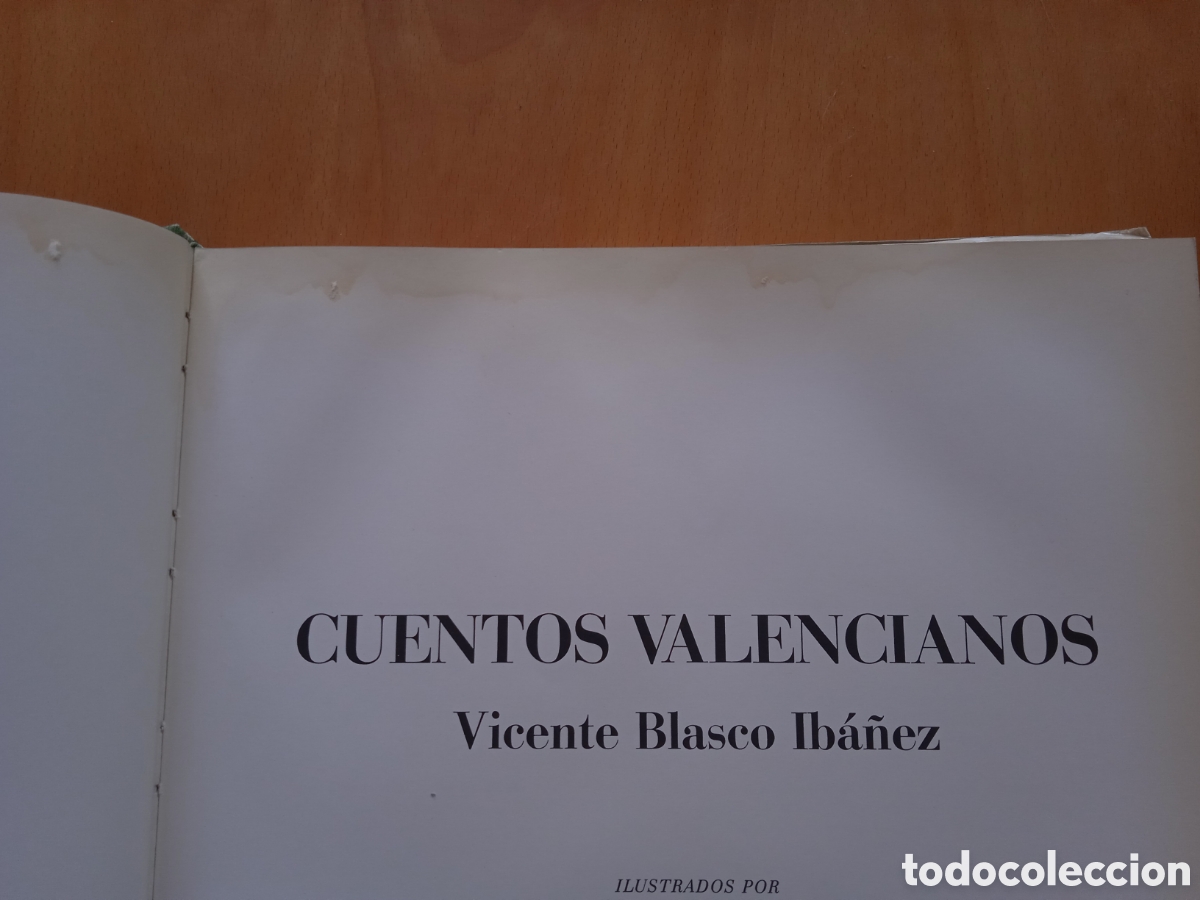 Libros de segunda mano: Cuentos valencianos. Vicente Blasco Ib&aacute;&ntilde;ez - Foto 2