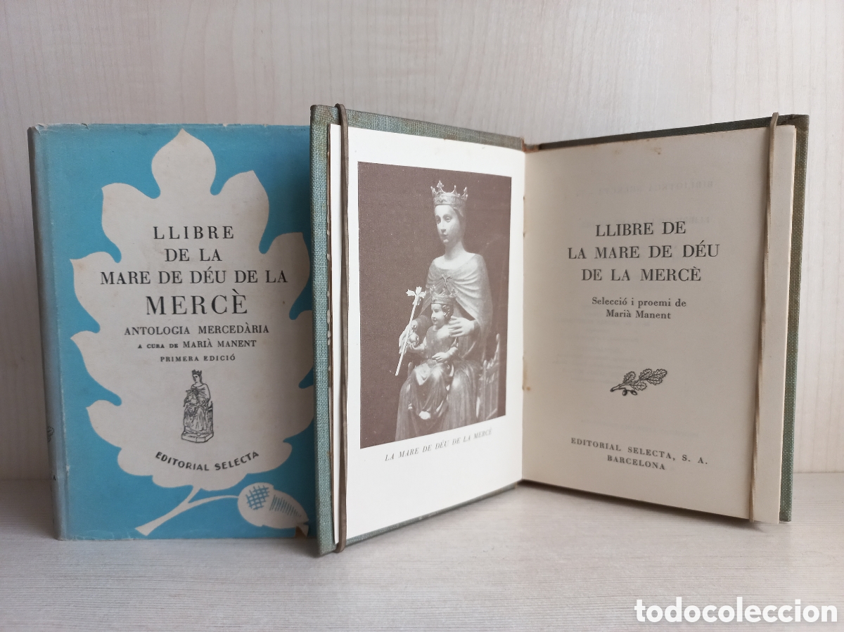 Libros de segunda mano: Llibre de la Mare de Deu de la Merce. VVAA. Mari&agrave; Manent. Selecta, primera edici&oacute;n, 1950. Catal&aacute;n. - Foto 5