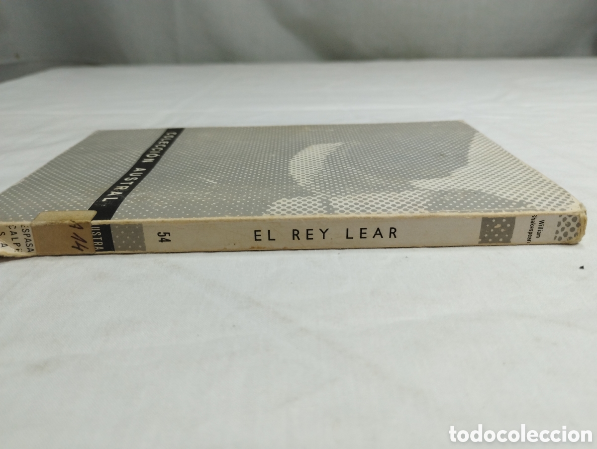 Libros de segunda mano: El rey Lear. William Shakespeare, Espasa Calpe. 1980 KKB - Foto 2