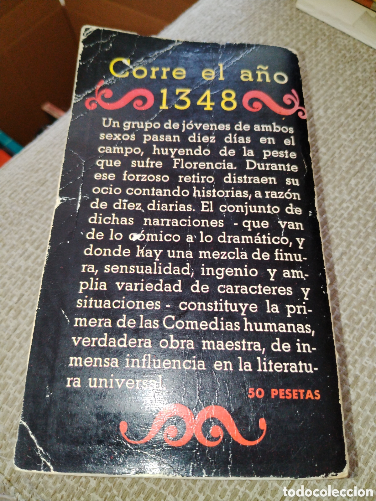 Libros de segunda mano: El Decamer&oacute;n.Giovanni Boccaccio. Plaza y Janes - Foto 2