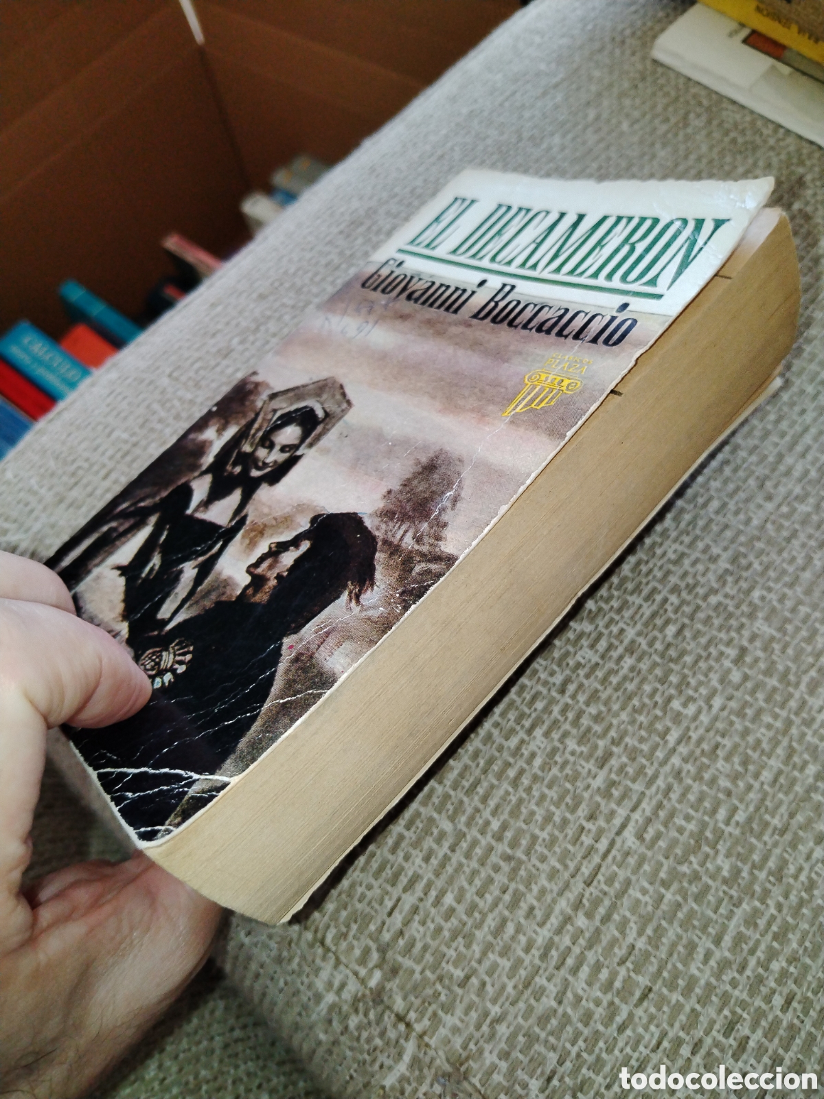 Libros de segunda mano: El Decamer&oacute;n.Giovanni Boccaccio. Plaza y Janes - Foto 3