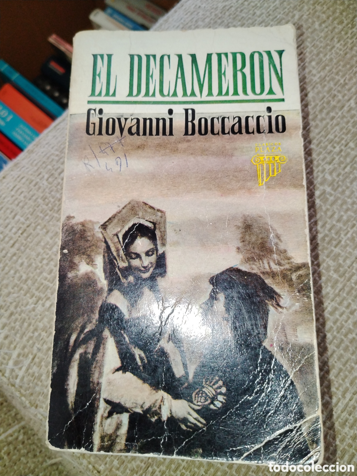 Libros de segunda mano: El Decamer&oacute;n.Giovanni Boccaccio. Plaza y Janes - Foto 1