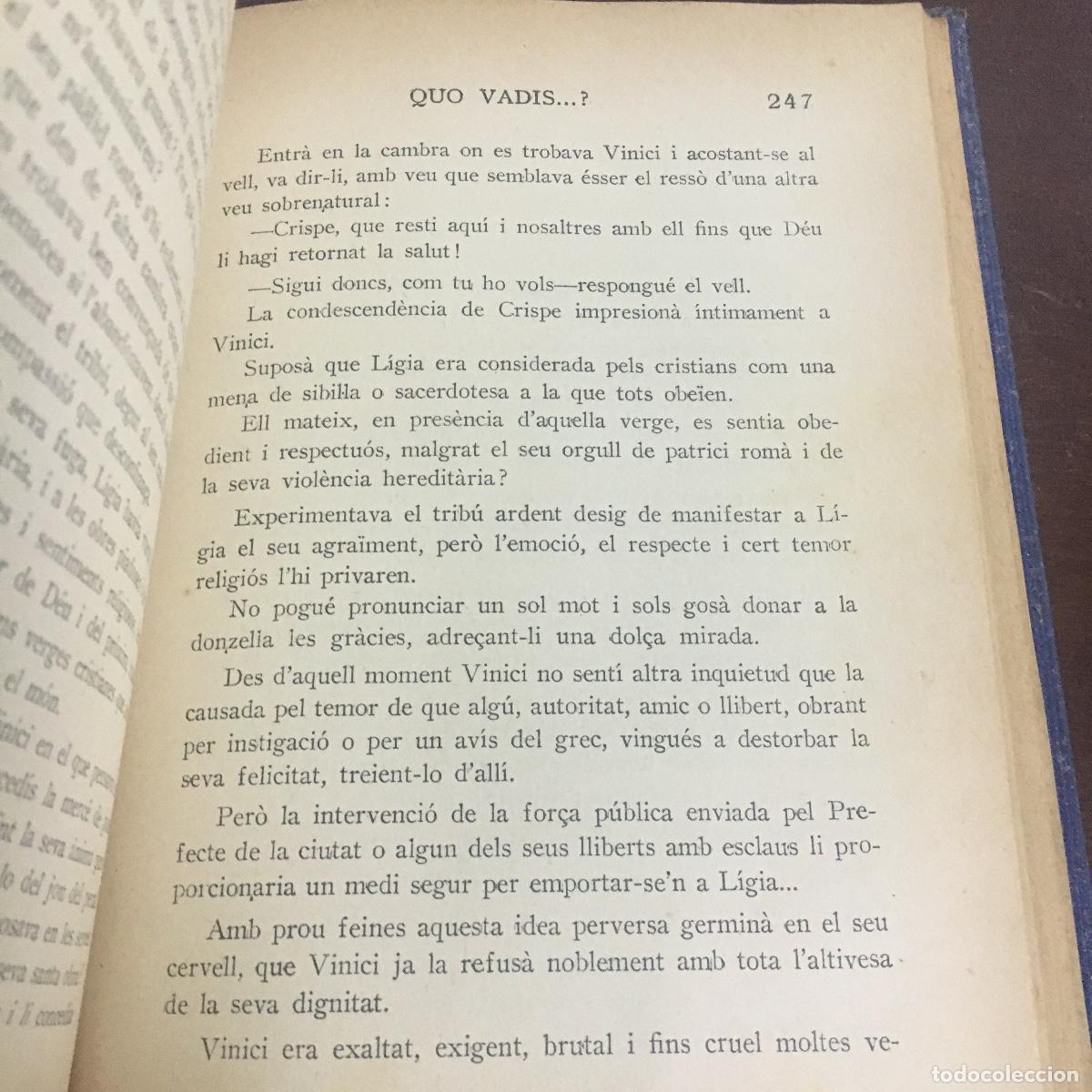 Libros de segunda mano: QUO VADIS? HENRYK SIENKIEWICZ. AGUILAR REF: 746 - Foto 5