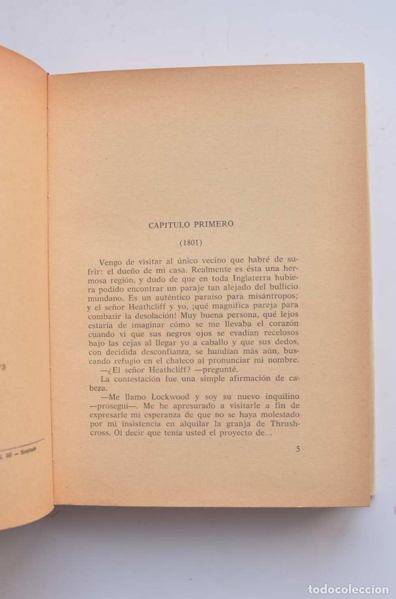 Libros de segunda mano: Cumbres borrascosas - BRONT&Euml;, Emily - Foto 4