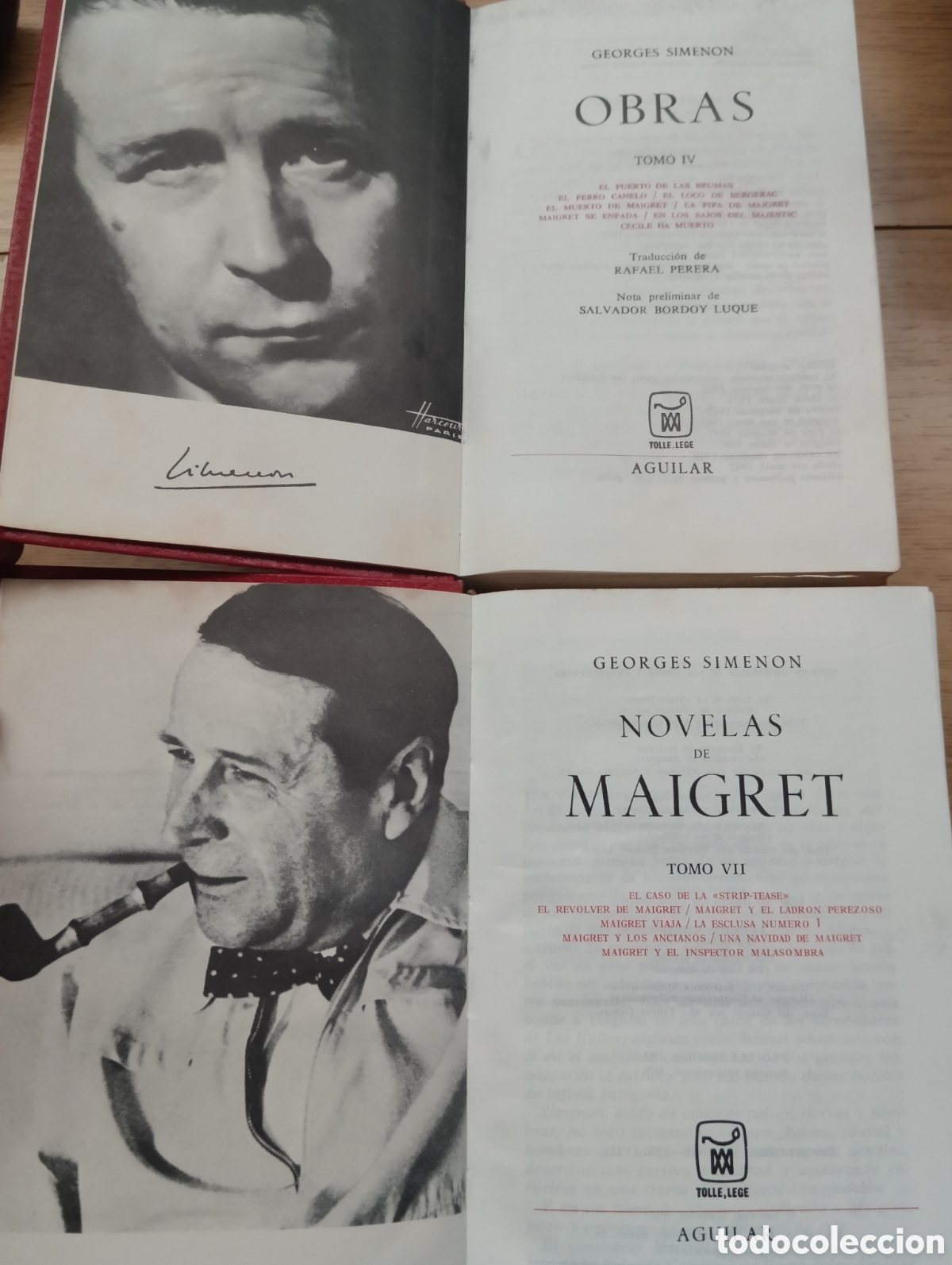 Libros de segunda mano: GEORGES SIMENON, AGUILAR. - Foto 5