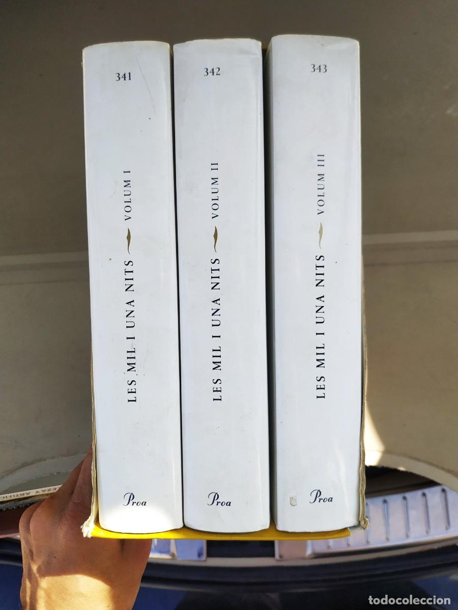 Libros de segunda mano: Les mil y una nits. 3 Vol&uacute;menes. Proa. Con estuche - Foto 2