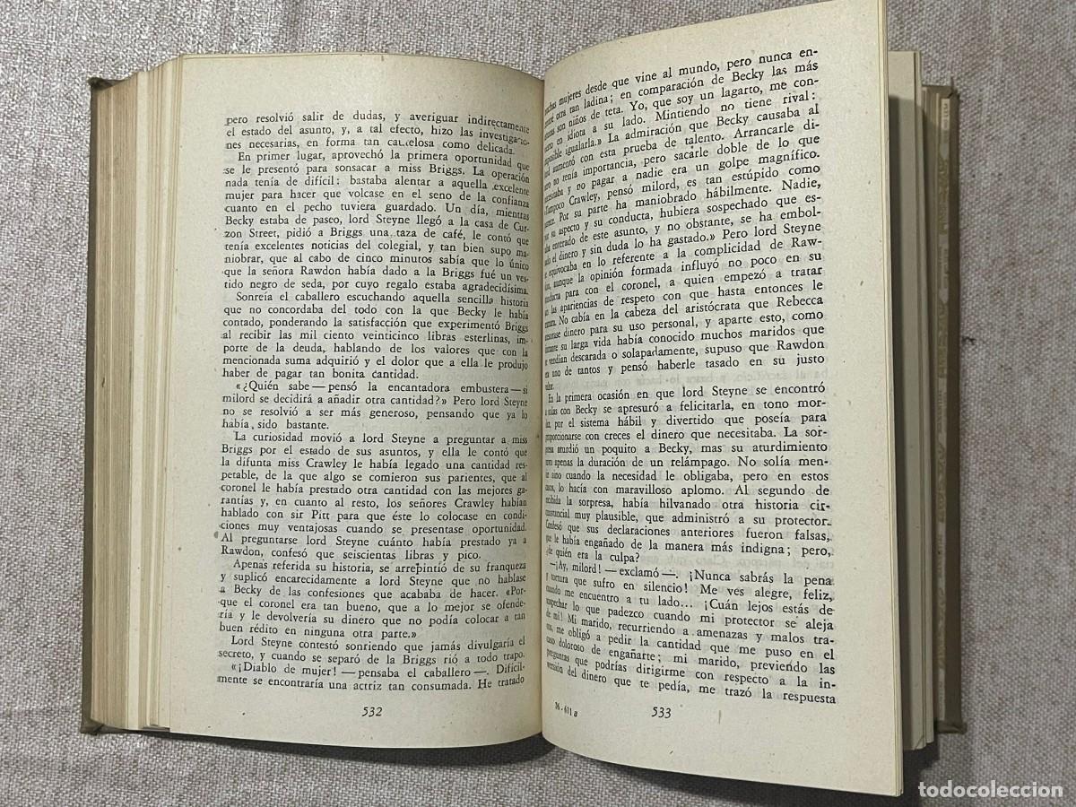 Libros de segunda mano: LIBRO LA FERIA DE LAS VANIDADES - W.M.THACKERAY - Foto 6