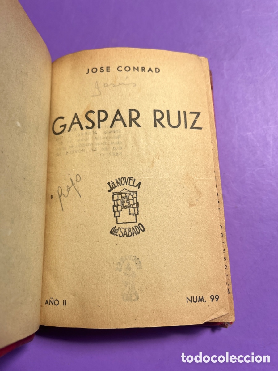 Libros de segunda mano: NOVELAS. LA NOVELA DEL S&Aacute;BADO. ENCUADERNADAS. - Foto 3