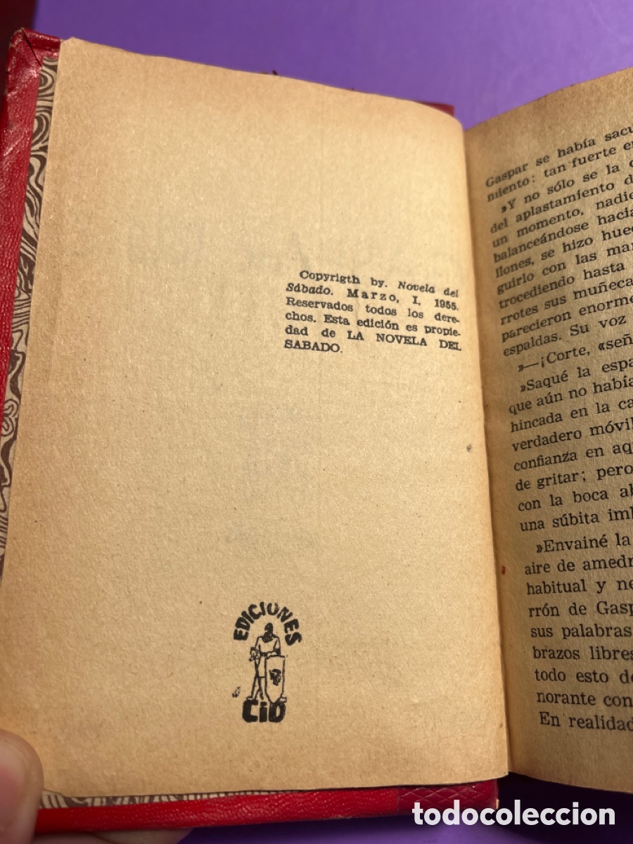 Libros de segunda mano: NOVELAS. LA NOVELA DEL S&Aacute;BADO. ENCUADERNADAS. - Foto 4