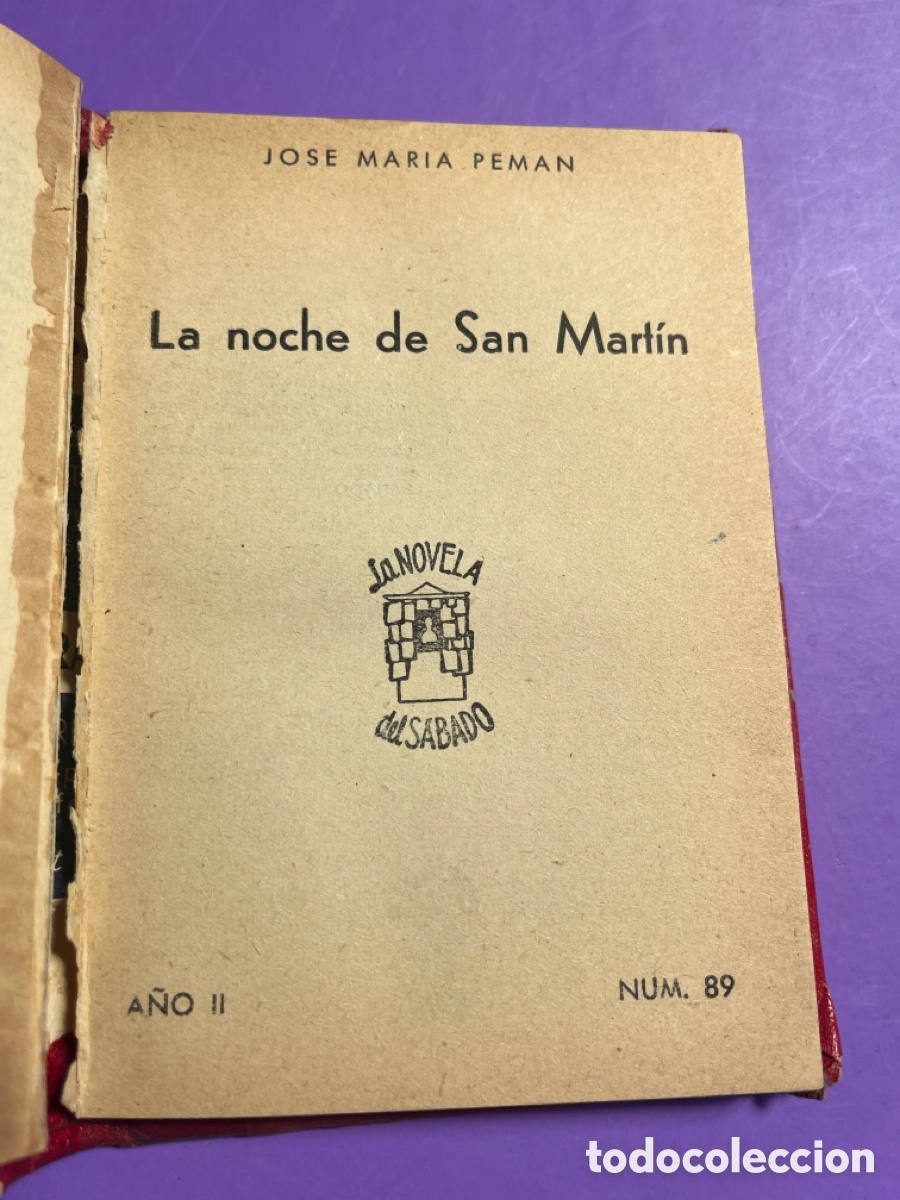 Libros de segunda mano: NOVELAS. LA NOVELA DEL S&Aacute;BADO. ENCUADERNADAS. - Foto 7