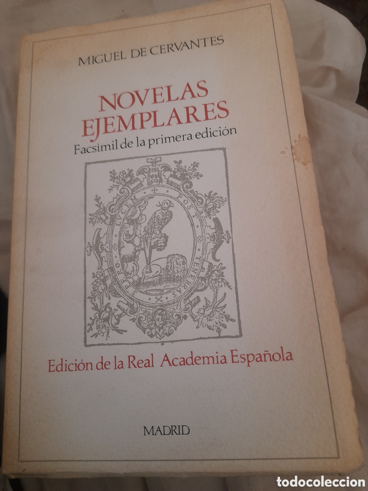 Libros de segunda mano: Novelas ejemplares, Facs&iacute;mil de la primera edici&oacute;n - Foto 1