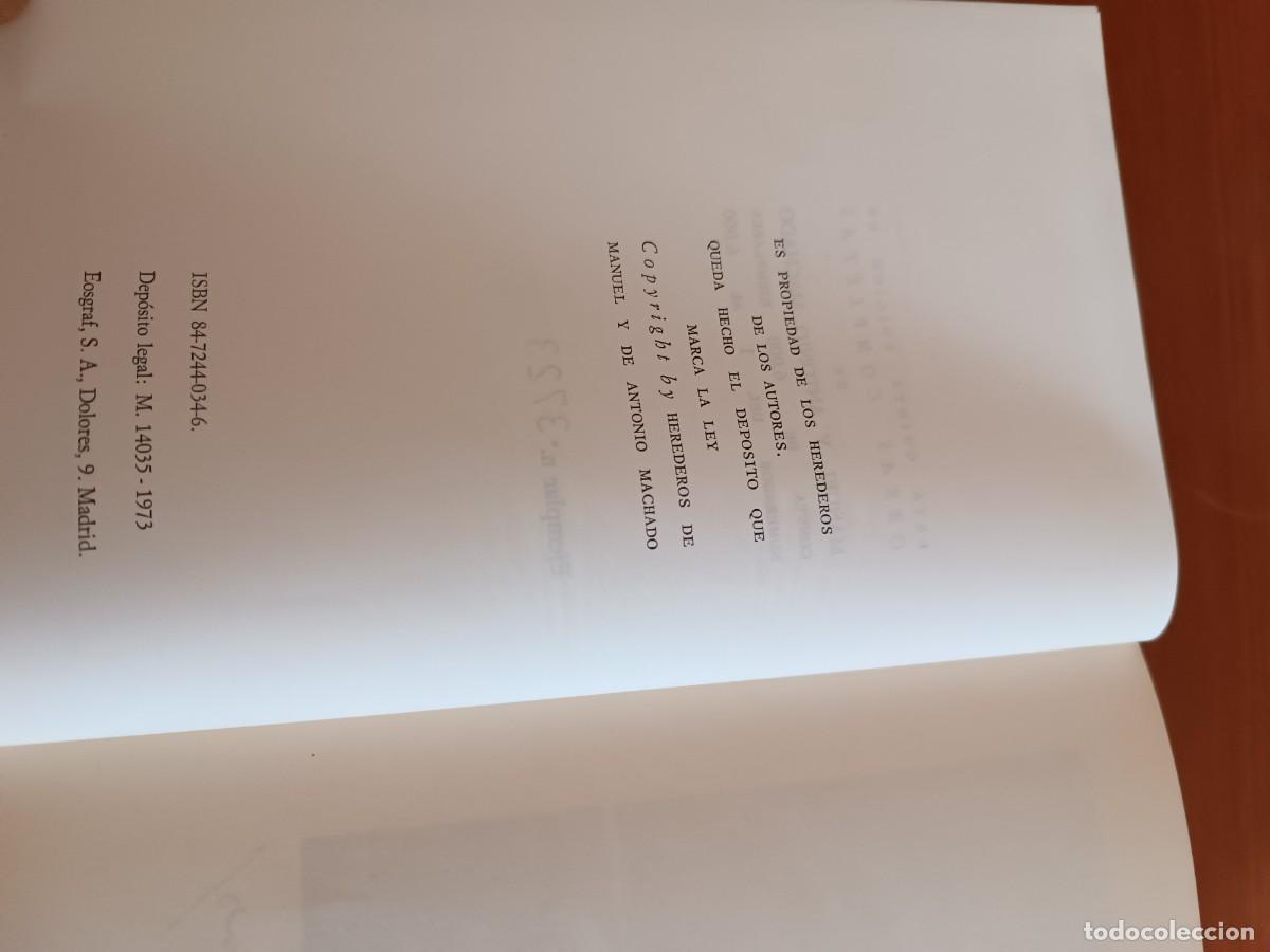 Libros de segunda mano: Obras completas de Manuel y Antonio Machado. Lujo. Ed. Plenitud 1973 - Foto 8