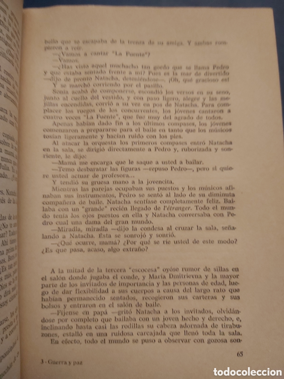 Libros de segunda mano: GUERRA Y PAZ- L. TOLSTOI- EDICIONES PETRONIO- 1974 - Foto 8