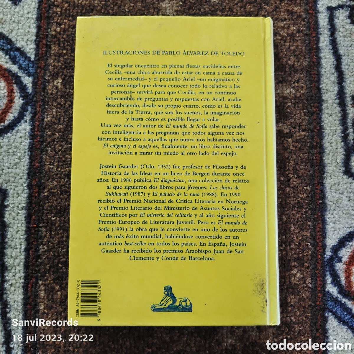 Libros de segunda mano: EL ENIGMA Y EL ESPEJO (JOSTEIN GAARDER) (SIRUELA) - Foto 2
