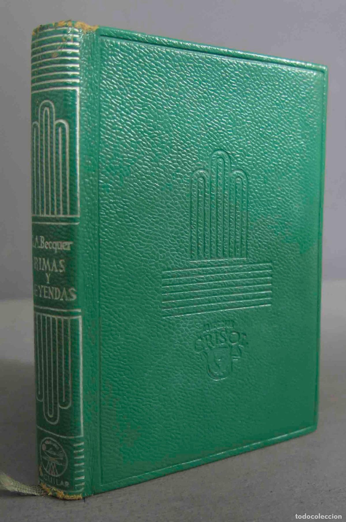 Libros de segunda mano: Rimas y Leyendas. BECQUER. 1958. AGUILAR. CRISOL - Foto 1