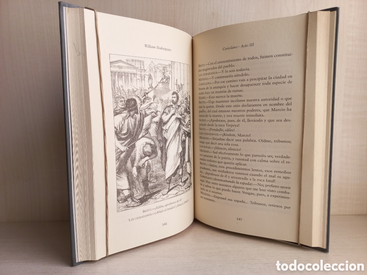 Libros de segunda mano: Coriolano. William Shakespeare. RBA Editores, 2003. Ilustrado. - Foto 6