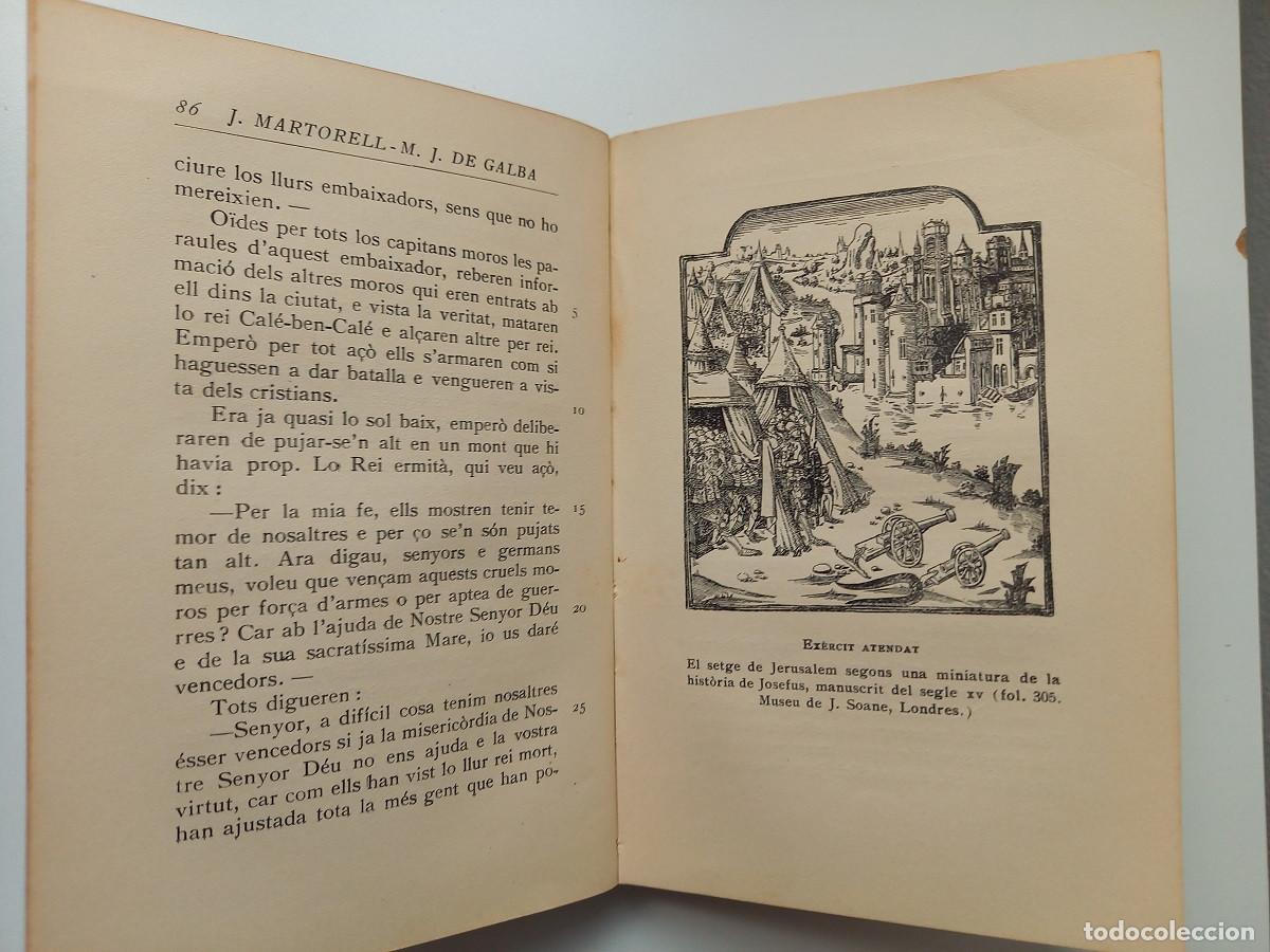 Libros de segunda mano: TIRANT LO BLANC. J. MARTORELL. M.J.GALBA - Foto 5