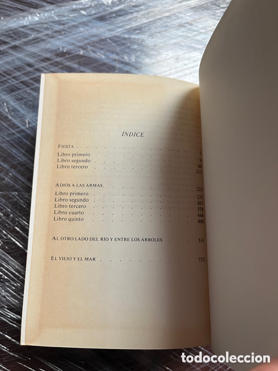 Libros de segunda mano: 1954. Ernest Hemingway. Obras selectas de los Premios Nobel. - Foto 3