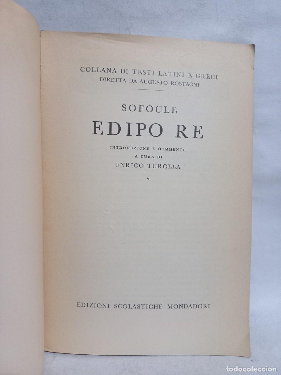 Libros de segunda mano: Sofocle - Edipo Re - 1956 - Foto 2