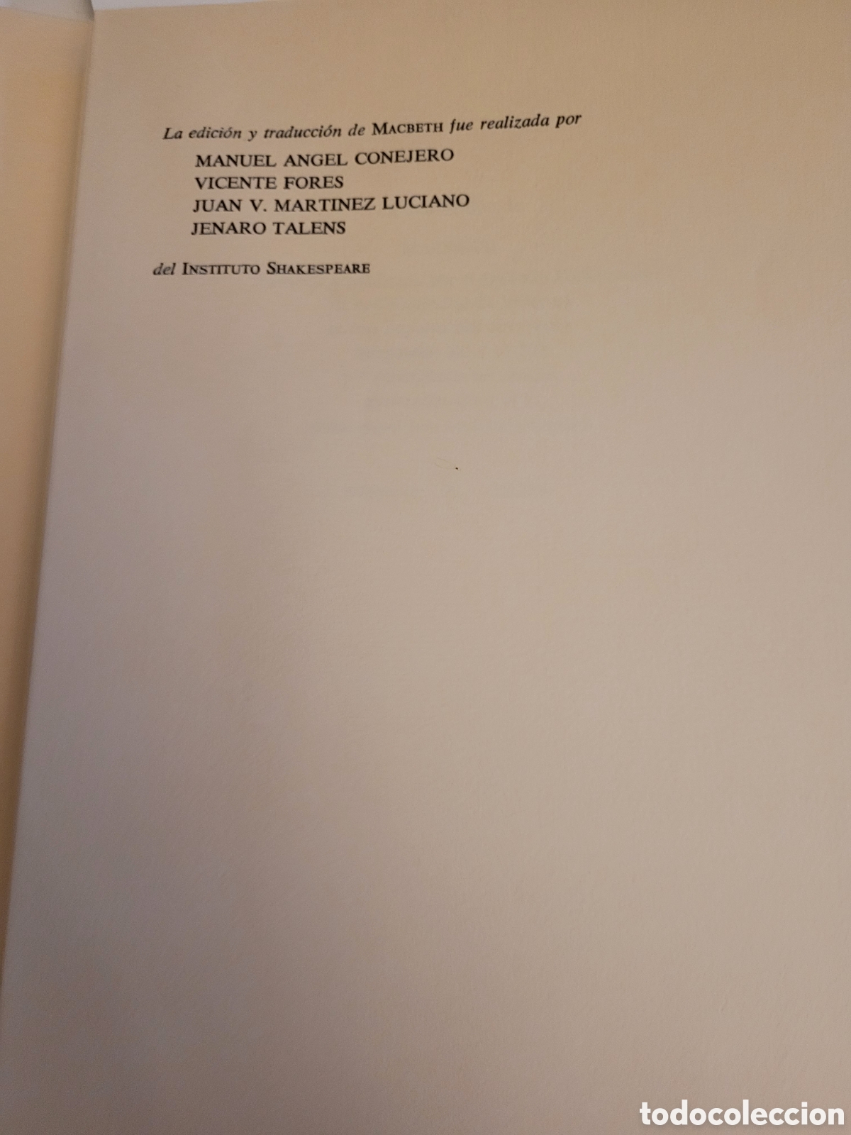 Libros de segunda mano: MACBETH # INSTITUTO SHAKESPEARE 1980 - Foto 8