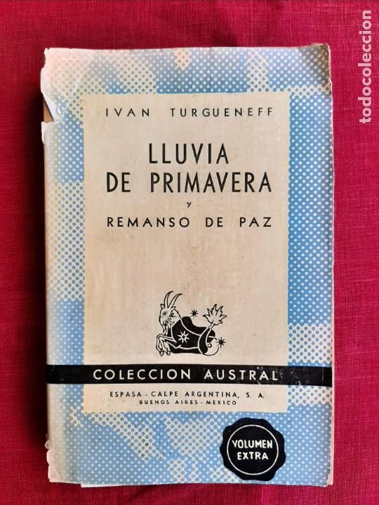 Libros de segunda mano: Lluvia de primavera; Remanso de paz - Turgueneff, Ivan - Foto 1