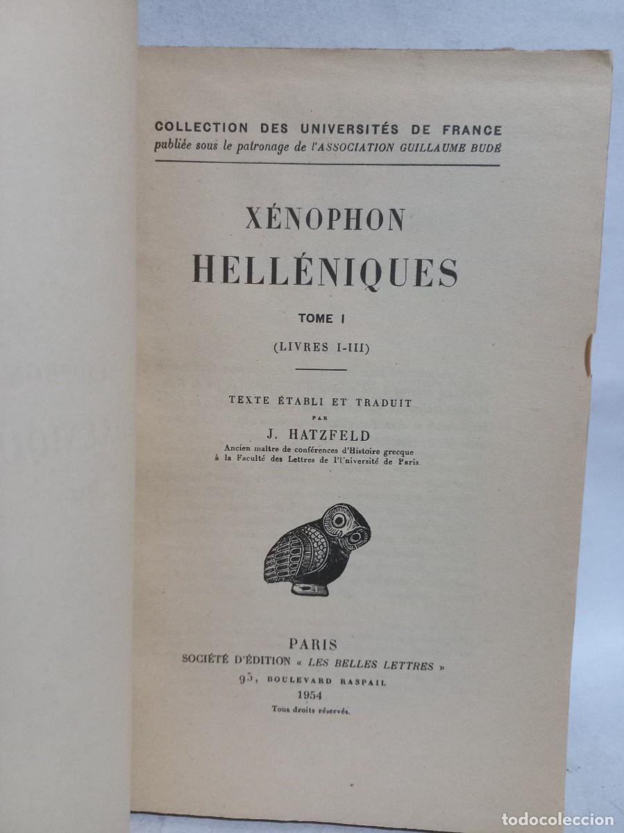 Libros de segunda mano: X&eacute;nophon - Hell&eacute;niques - 1954 - Foto 2