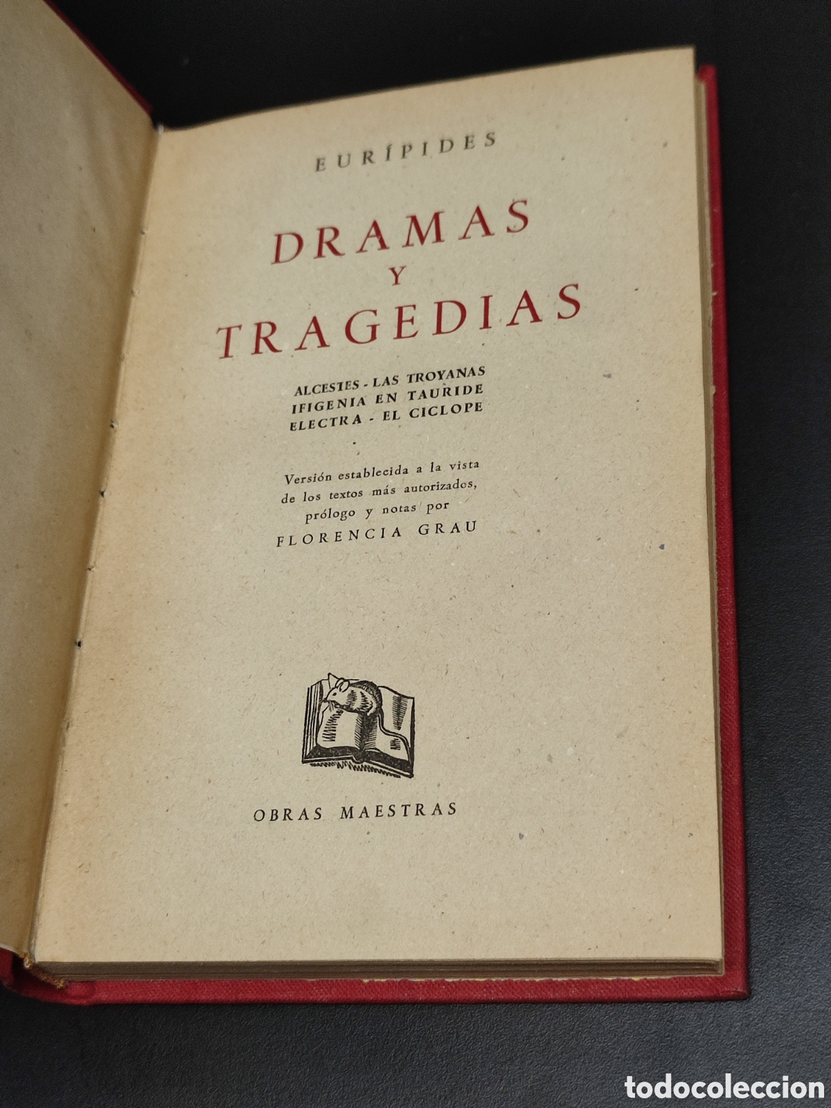 Libros de segunda mano: Euripides Dramas y tragedias Editorial Iberia - Foto 5