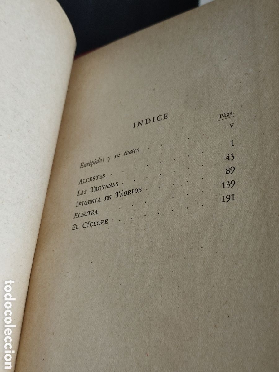 Libros de segunda mano: Euripides Dramas y tragedias Editorial Iberia - Foto 2