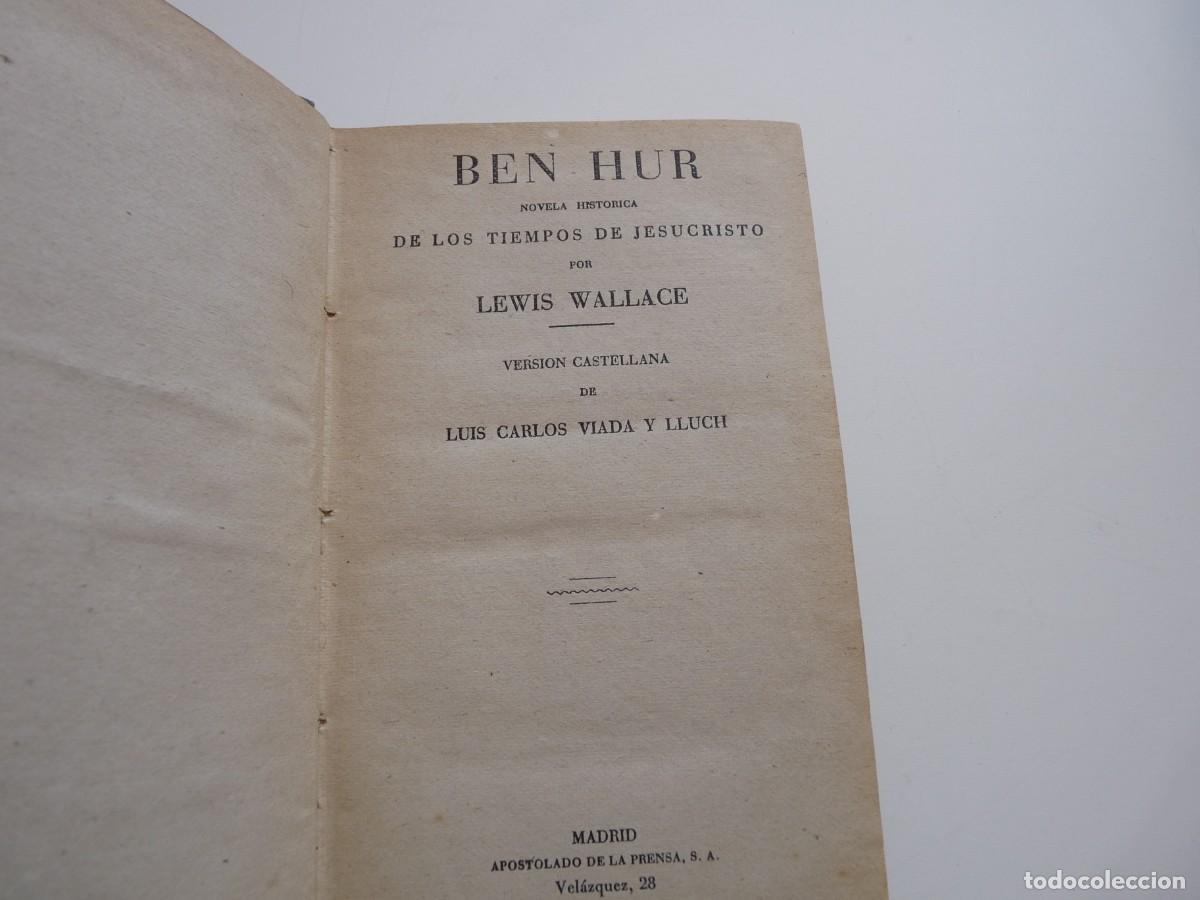 Libros de segunda mano: BEN HUR de LEWIS WALLACE REF: 3-265 - Foto 3